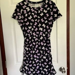 Item:  PINK women’s adjustable ruched side dress